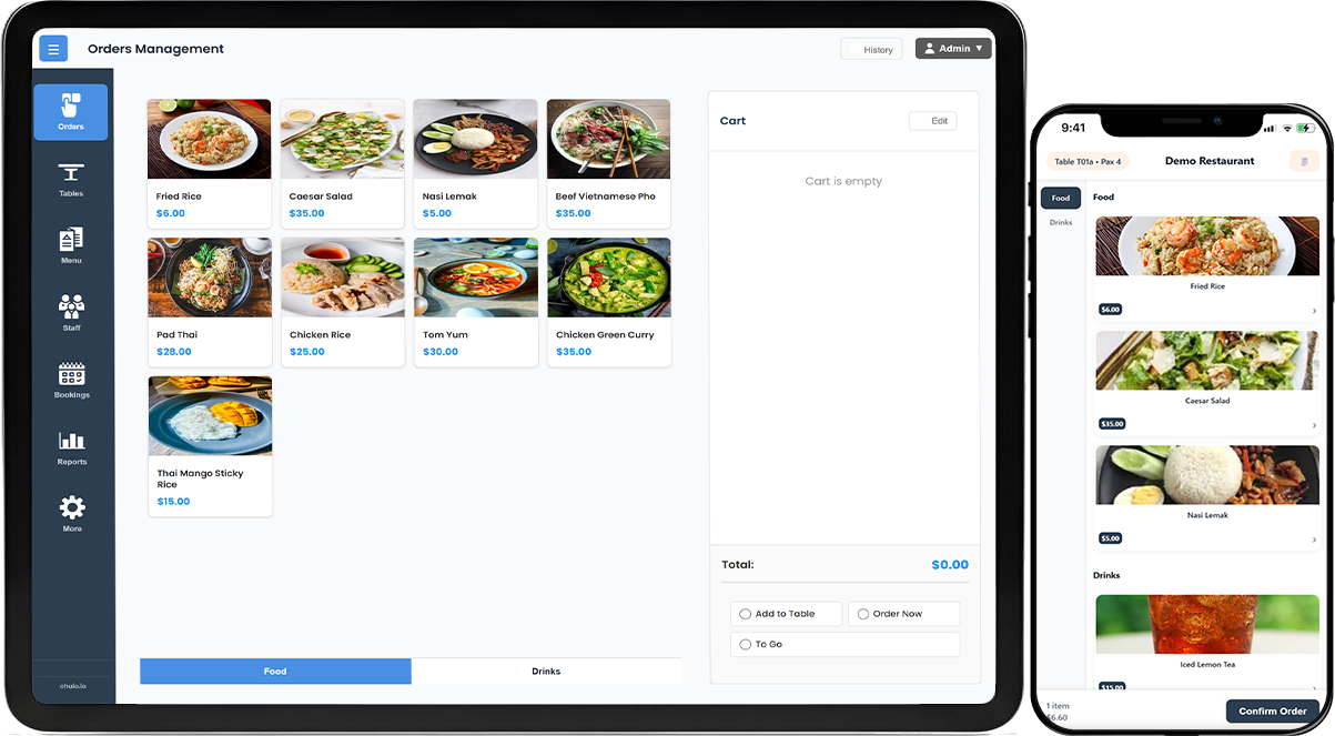 Modern QR Restaurant Ordering System